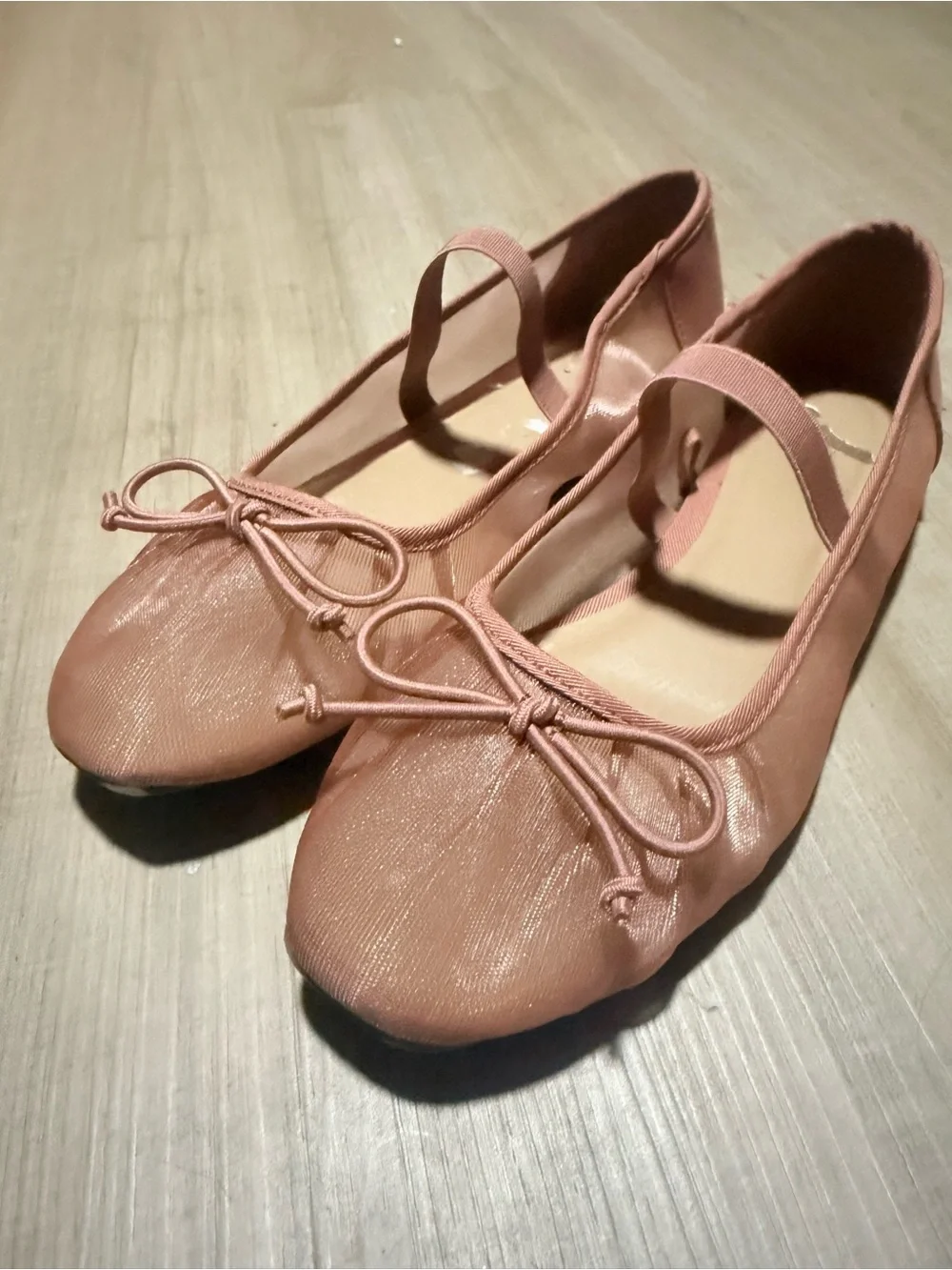 Classic Bow Ballet Flats in Dusty Rose